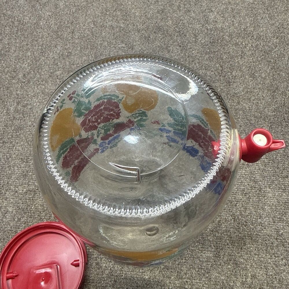 Vintage Anchor Hocking Glass Beverage Dispenser Sun Tea 90’s - Picture 9 of 9
